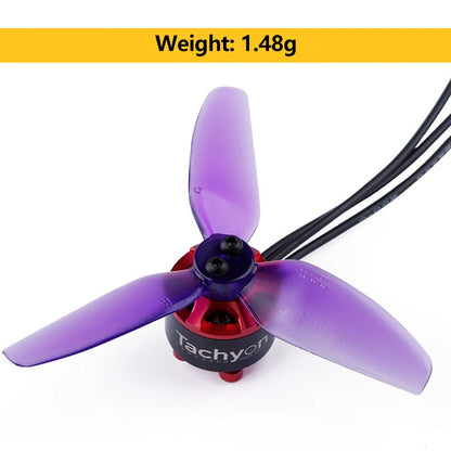 2 Pairs HQProp T3X3X3 3030 3-Blade Propellers – CW & CCW for RC FPV Freestyle 3" Toothpick & Cinewhoop Ducted Drones