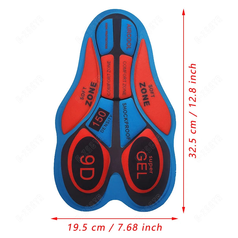 Men & Women Cycling Gel Pad – Shockproof Breathable Riding Cushion, 9D/12D/19D/20D Silicone Seat Pad