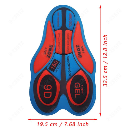Men & Women Cycling Gel Pad – Shockproof Breathable Riding Cushion, 9D/12D/19D/20D Silicone Seat Pad