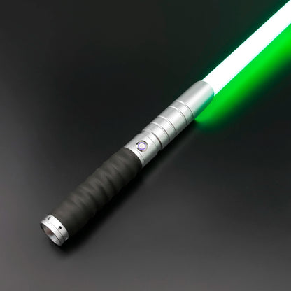 TXQSABER Heavy Dueling Lightsaber – Neo Pixel RGB Laser Saber with Metal Hilt, Smooth Swing Combat Cosplay Luminous Toy for Kids