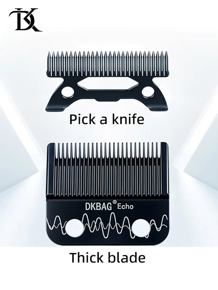 Professional Electric Clipper Replacement Blade - ECHO CRUNCH Compatible Barber Fade Blade