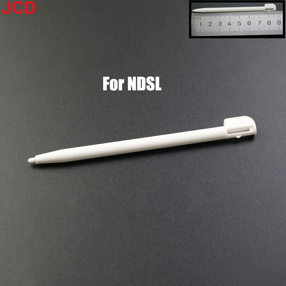 White Plastic Telescopic Stylus Pen — Touch Screen Stylus for 2DS/3DS/New 2DS LL XL/New 3DS XL/NDSL/NDSi/NDS
