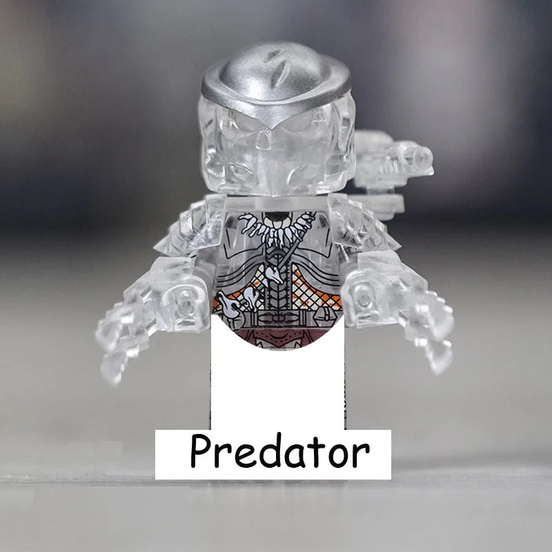 Terminator vs Predator & Alien Building Blocks – Robot War Action Figure Toy for Kids
