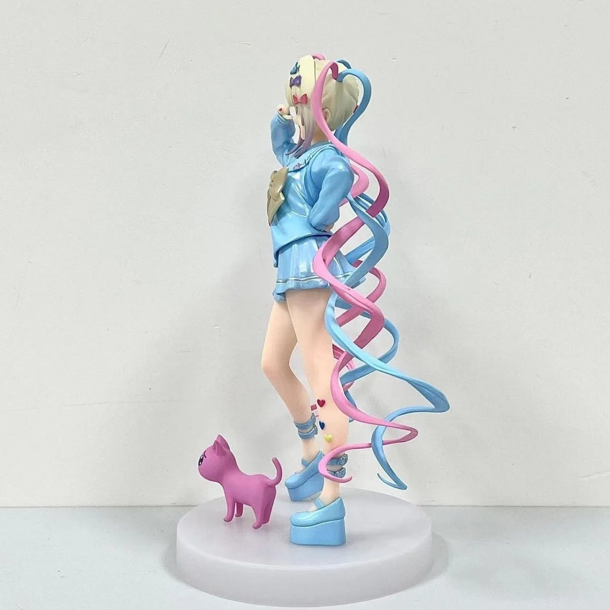 Needy Girl Overdose Anime Figure with Cat – PVC Collectible Action Toy for Birthday Gifts