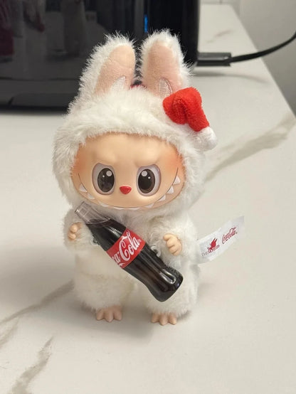 Monster Coca Cola Series Vinyl Doll – Labubu Action Figure Keychain Toy, New Year Surprise Gift for Kids