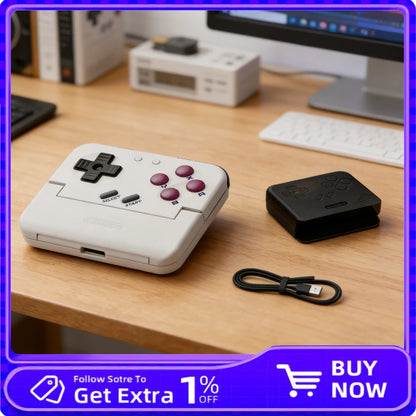 Retro Mini Taco Bluetooth Game Controller for Android & iOS – Wireless NES Arcade Emulator Gaming Pad