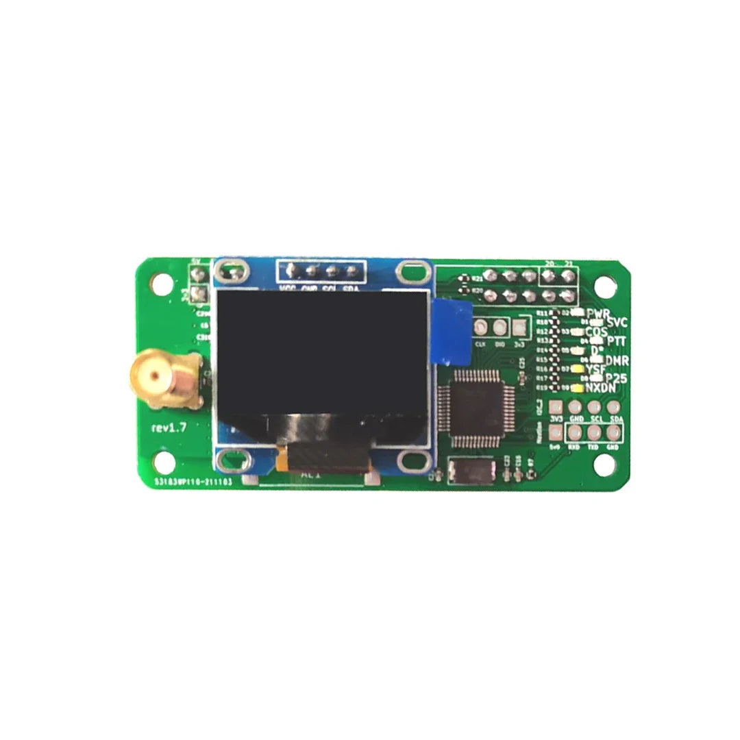 New MMDVM WiFi Digital Voice Hotspot — NXDN, P25, YSF, Pistar, DSTAR, DMR Compatible with Raspberry Pi + 16GB Card