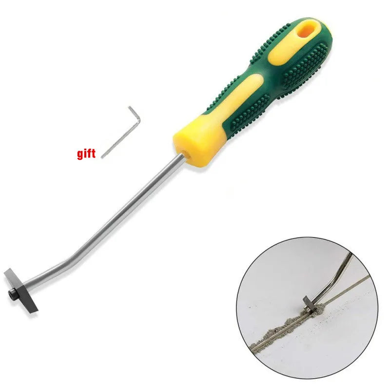 Replaceable Ceramic Tile Grout Remover – Tungsten Steel Drill Bit for Floor & Wall Seam Cleaning