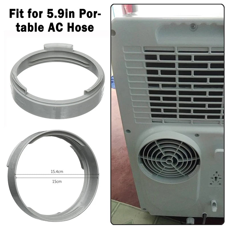 150mm Portable AC Exhaust Hose Connector – Replacement Duct Interface & Window Adapter for Air Conditioner Units