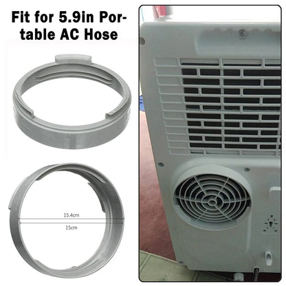 150mm Portable AC Exhaust Hose Connector – Replacement Duct Interface & Window Adapter for Air Conditioner Units