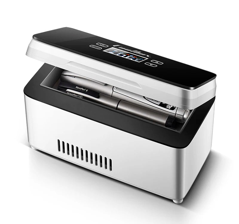 13600mAh Mini USB Refrigerator – High-Power Insulin & Pill Box Cooler, 0-18°C Refrigerated Incubator