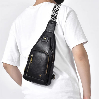 Waterproof Summer Crossbody Chest Bag for Couples – Unisex Small & Breathable Backpack