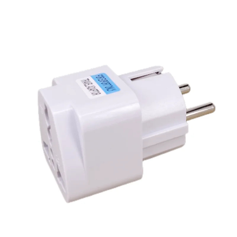 Universal EU Plug Adapter – International AU, UK, US to EU/KR Travel Electrical Plug Converter & Power Socket