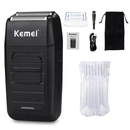 Kemei Professional Hair Clipper Kit – KM-2296, KM-2299, KM-1102 Electric Shaver & Cordless Trimmer for Men’s Hair Cutting