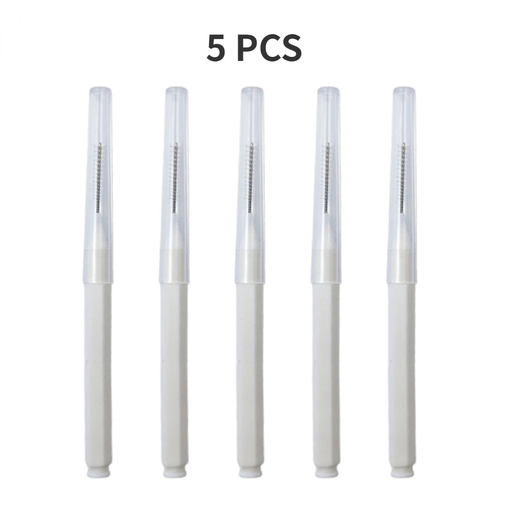 5/10/50PCS Mini Eyebrow & Lash Brushes – Disposable Bendable Brow Perm & Micro Eyelash Applicator Tools