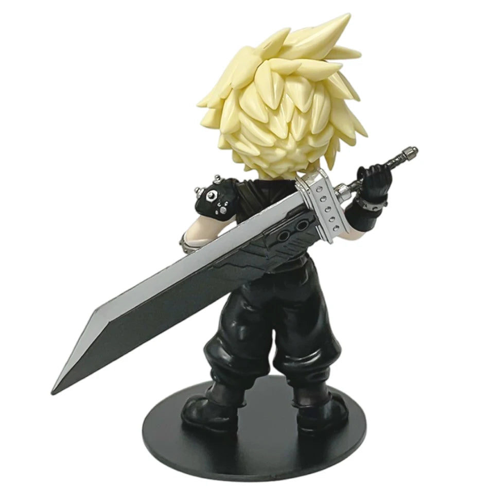 11-12cm Final Fantasy Anime Figures – Cloud, Tifa, Aerith & Zack PVC Collectible Toy Gift