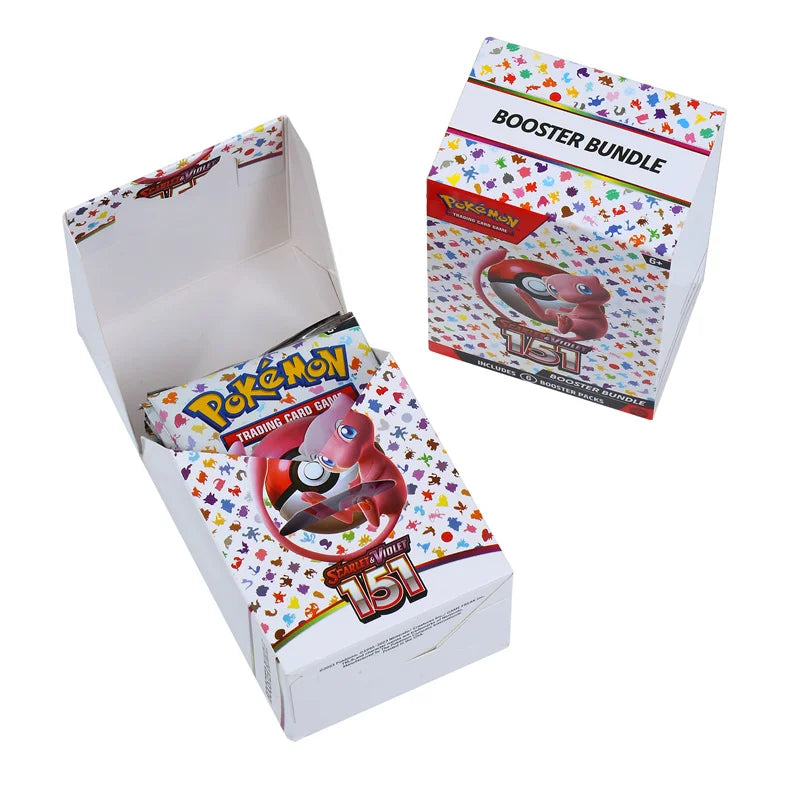 Pokemon V10 Booster Bundle - Destined Rivals, Prismatic Evolutions, Scarlet & Violet 151 English Trading Cards Gift Set