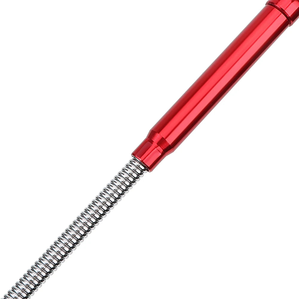 DIYWORK Flexible Magnetic Pickup Tool – 4-Claw LED Sewer Cleaner with Long Spring Grip