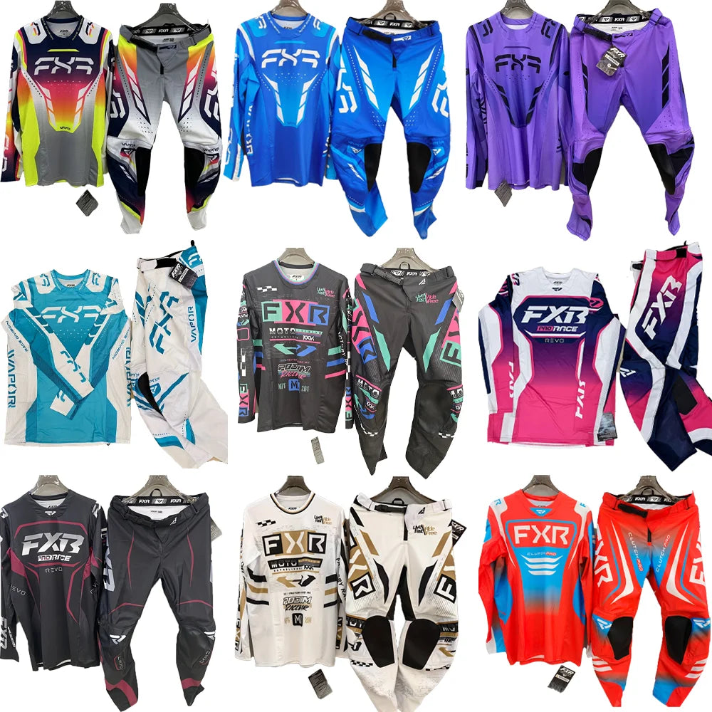 FXR 2025 Off Road Motocross Gear Set – 2025 FXR Off‑Road Motocross Jersey & Pants Moto Kit Combo for Dirt Bike Racing