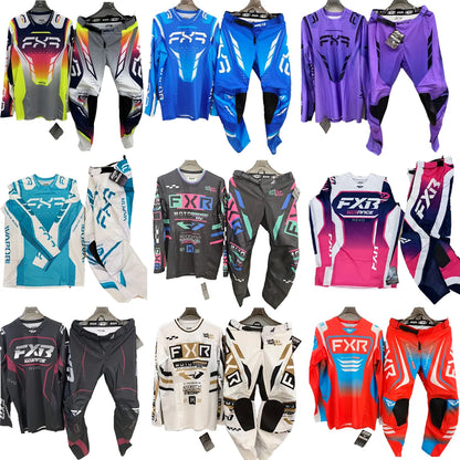 FXR 2025 Off Road Motocross Gear Set – 2025 FXR Off‑Road Motocross Jersey & Pants Moto Kit Combo for Dirt Bike Racing