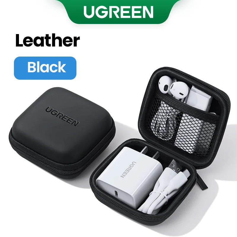 UGREEN Hard Earphone Case – Protective Headphone Bag for AirPods, EarPods, Sennheiser, Bluetooth Earphones