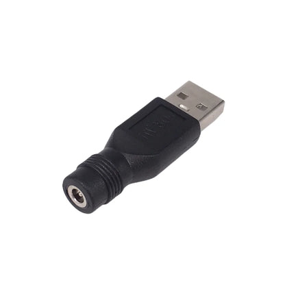 DC Female Jack to USB 2.0 Male Adapter - 5V Power Connector for 3.5×1.35mm, 4.0×1.7mm & 5.5×2.1mm Plugs