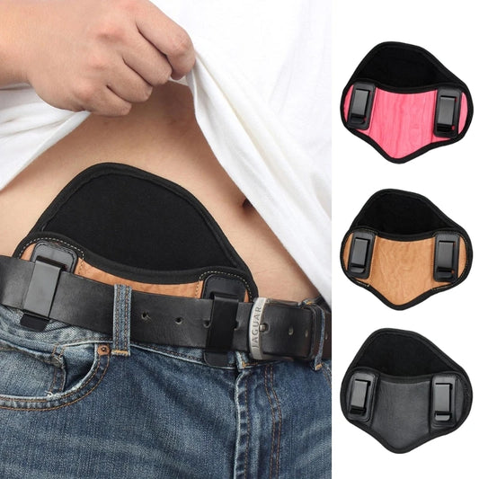 Tactical Hunting Gun Holster – PU Leather Concealed Pouch for Glock 17/19/23/32, Sig Sauer, Beretta, Kahr, Bersa Thunder