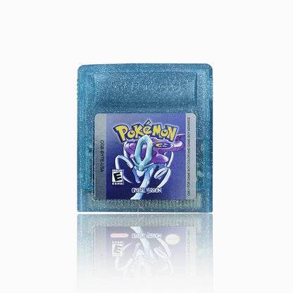 Pokemon 16-Bit Game Cartridge for GBC – Blue, Crystal, Gold, Green, Red, Silver, Yellow Series, USA Version