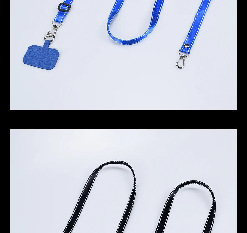 Simplicity Crossbody Cell Phone Lanyard – Adjustable Neck Strap with Universal Clip Gasket, Anti-Lost Mobile Phone Lanyard