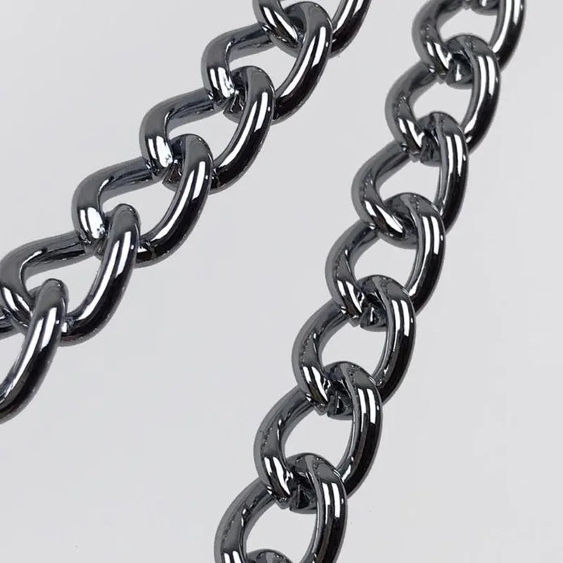 Punk Metal Waist Chain for Jeans – Hip-Hop Fashion Pants Accessory Pendant