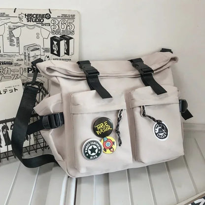 Trendy School Crossbody Bag for Teenage Girls – Casual Fashion Shoulder Backpack & Handbag for Students