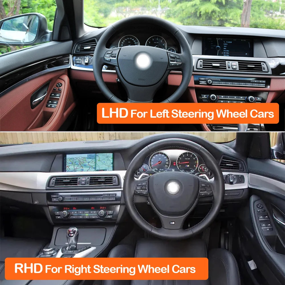 LHD/RHD Car Interior Door Armrest Handle Set | Beige, Black, Brown, Oyster for BMW 5 Series F10 F11 523i-530i