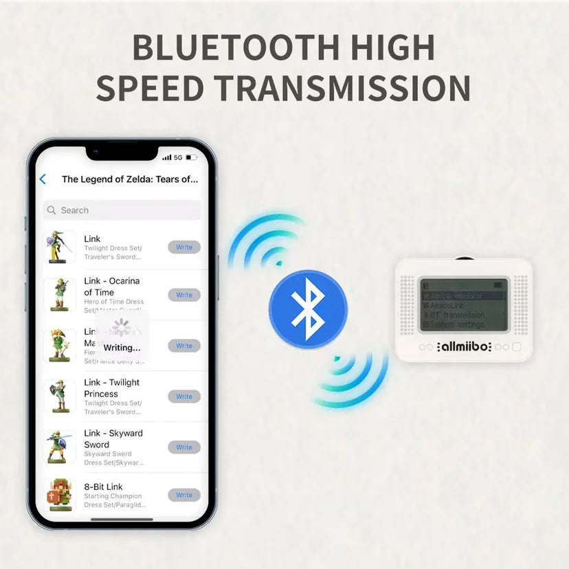 Rechargeable NFC Smart Simulator Card – Pixl Infinite Swipe Toy for Legend Kingdom, Tears & Breath of the Wild