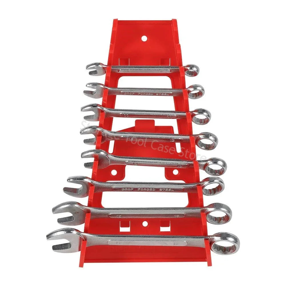 Plastic Wrench Organizer Tray – Tool Rack Holder for Spanners, Sockets & Standard Wrench Storage