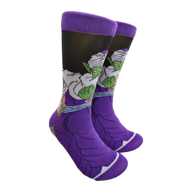 Dragon Ball Anime Socks — Men’s Fashion Cosplay Hip Hop Harajuku Style