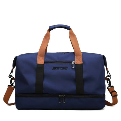 Travel Gym Bag – Short-Distance Luggage & Portable Fitness Duffel, Shoulder, Crossbody, and Weekender Carry-On Bag