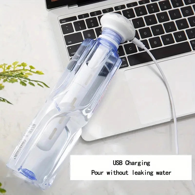 Super Quiet Portable Mist Humidifier – Adjustable, Waterless Design for Office, Bedroom, Car & Travel