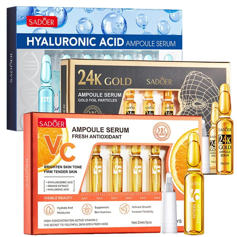 Vitamin C Face Serum – Whitening, Dark Spot & Freckle Removal, Hyaluronic Pore Minimizer & Anti-Aging Essence