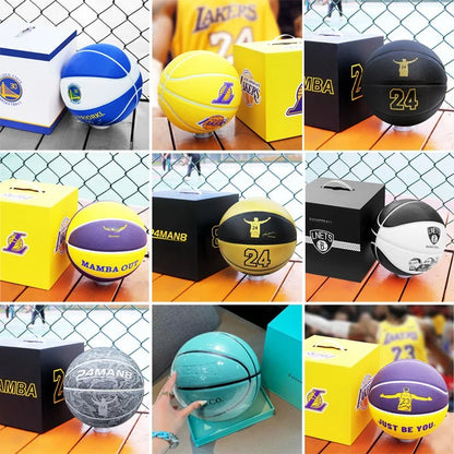 Silent Size 7# Basketball – Airless Foam Indoor & Outdoor Dribbling Training Ball