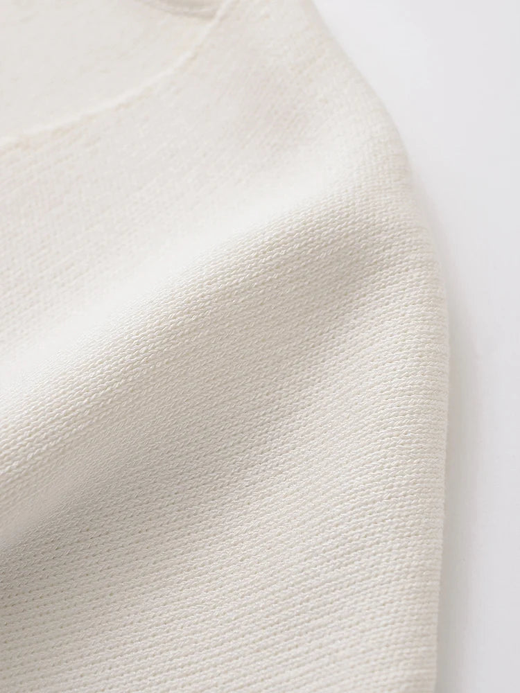 2024 Women’s Casual V-Neck Short Sleeve Knitted Top – Simple Plain Autumn Fashion