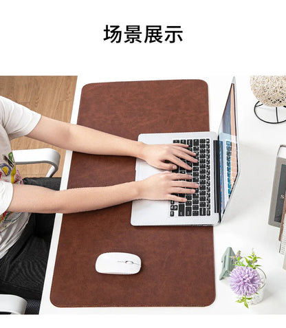Waterproof PU Desk Pad – Large Non-Slip Mouse Pad & Keyboard Mat for Computer Laptop, Easy to Clean Protective Cover