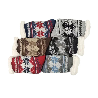 Men's Fluffy Winter Socks – Warm Thermal Non-Slip Fuzzy Socks, Soft Plush Thickened Indoor Socks, Cozy Gifts 2023