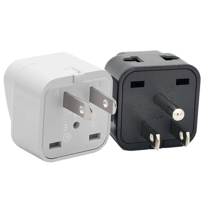 Universal 2-in-1 Travel Adapter Plug – Japan, America, EU, UK, AU to US Type A/B Charger for Canada & Thailand