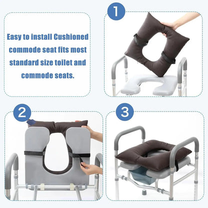 Toilet Mat for Bedridden Elderly – Anti-Pressure Sore Coccyx & Hip Cushion for Paralyzed Patient Care