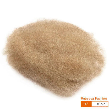 Brazilian Remy Afro Kinky Curly Bulk Human Hair – 50g Braiding Extensions for Dreadlocks & Crochet Twists