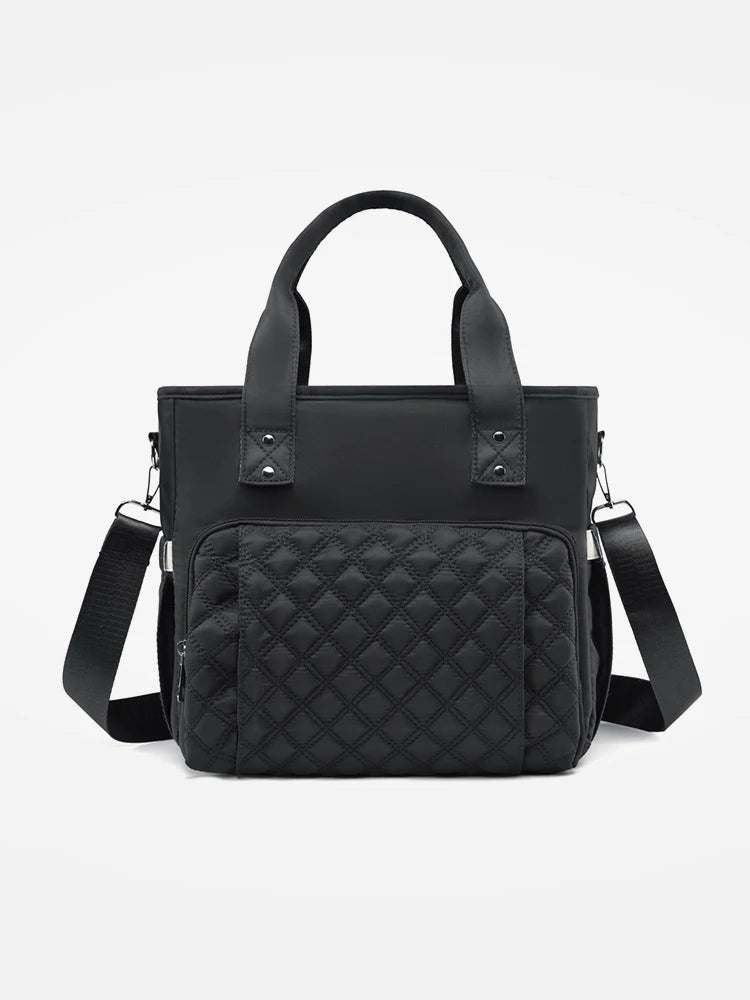 Extra Large Fashion Lunch Bag – Hot-Pressed Waterproof Leak-Proof Travel, Picnic & Mommy Storage Bag