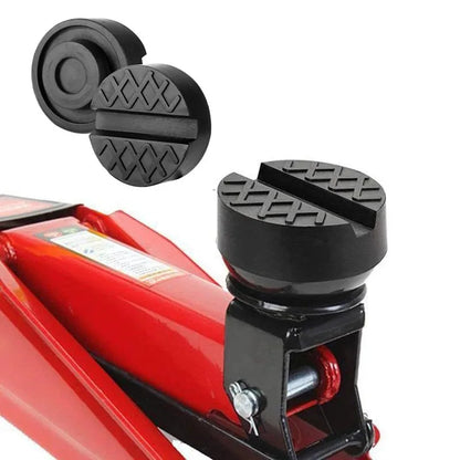 Universal Car Lift Jack Support Stand Rubber Pads - Slotted Floor Frame Rail Adapter and Wheel Dolly Repair Tools for Lexus, Subaru, Fiat, Volvo