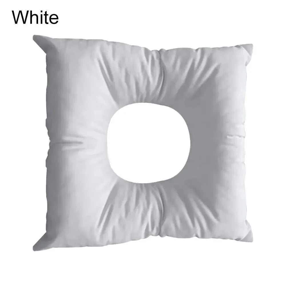 Face Down Massage Pillow Cushion - U Shape SPA Neck Rest with Washable Soft Cotton Pad for Comfort