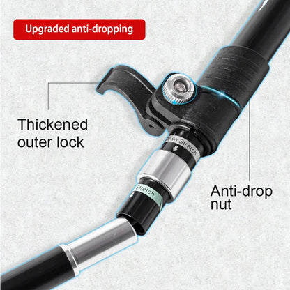 5-Section Telescopic Trekking Stick | Folding Poles for Outdoor Camping, Ultralight Portable Walking & Hiking