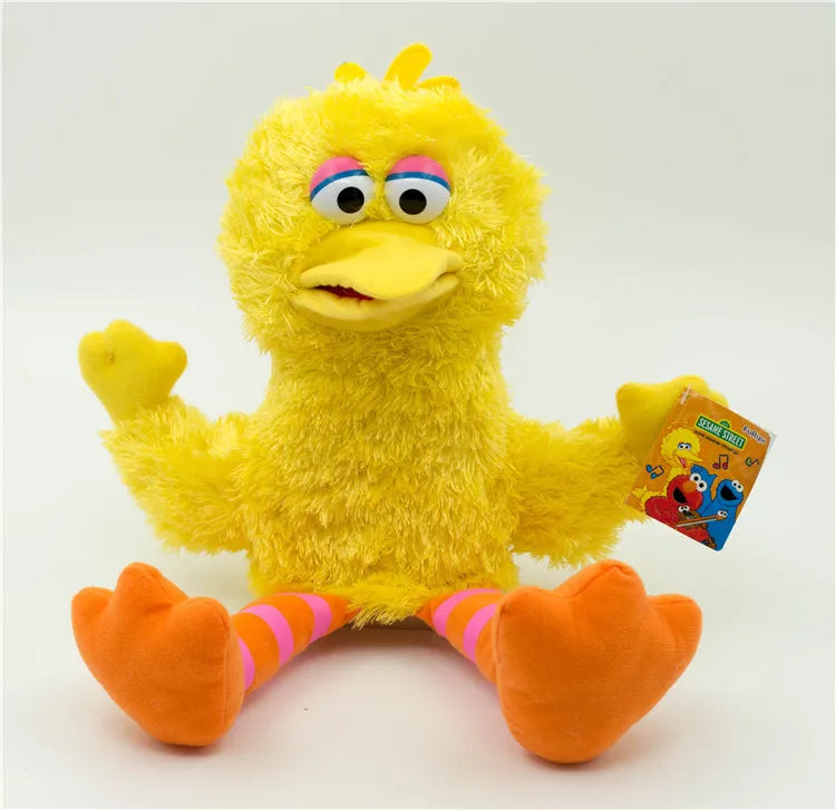 Sesame Street Plush Puppet Toys - Soft Stuffed Cartoon Figures for Kids Pretend Play & Collection